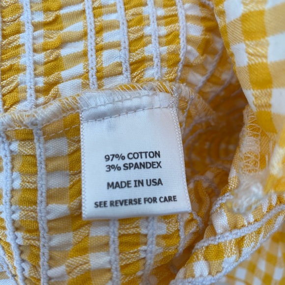 Butter Yellow Gingham Top from Opening Ceremony - Picture 6 of 8
